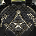 Freemasonry Medal Print Pet Car Back Seat Cover
