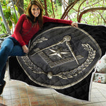 Freemasonry Medal Print Quilt