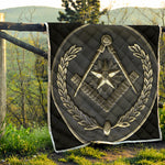 Freemasonry Medal Print Quilt