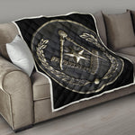 Freemasonry Medal Print Quilt