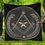 Freemasonry Medal Print Quilt