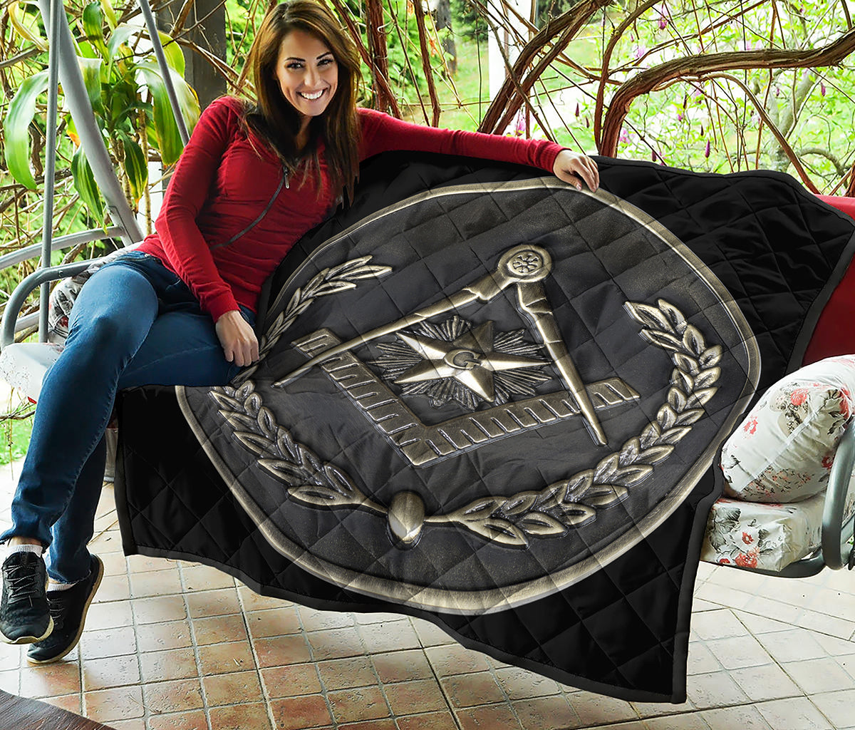 Freemasonry Medal Print Quilt