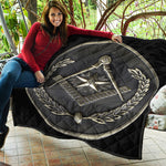 Freemasonry Medal Print Quilt