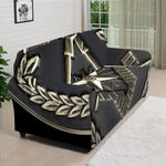 Freemasonry Medal Print Sofa Cover