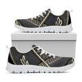 Freemasonry Medal Print White Running Shoes