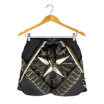 Freemasonry Medal Print Women's Shorts