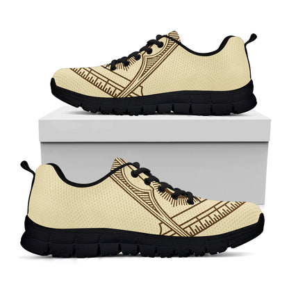 Freemasonry Symbol Print Black Sneakers