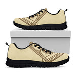 Freemasonry Symbol Print Black Sneakers