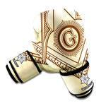 Freemasonry Symbol Print Boxing Gloves