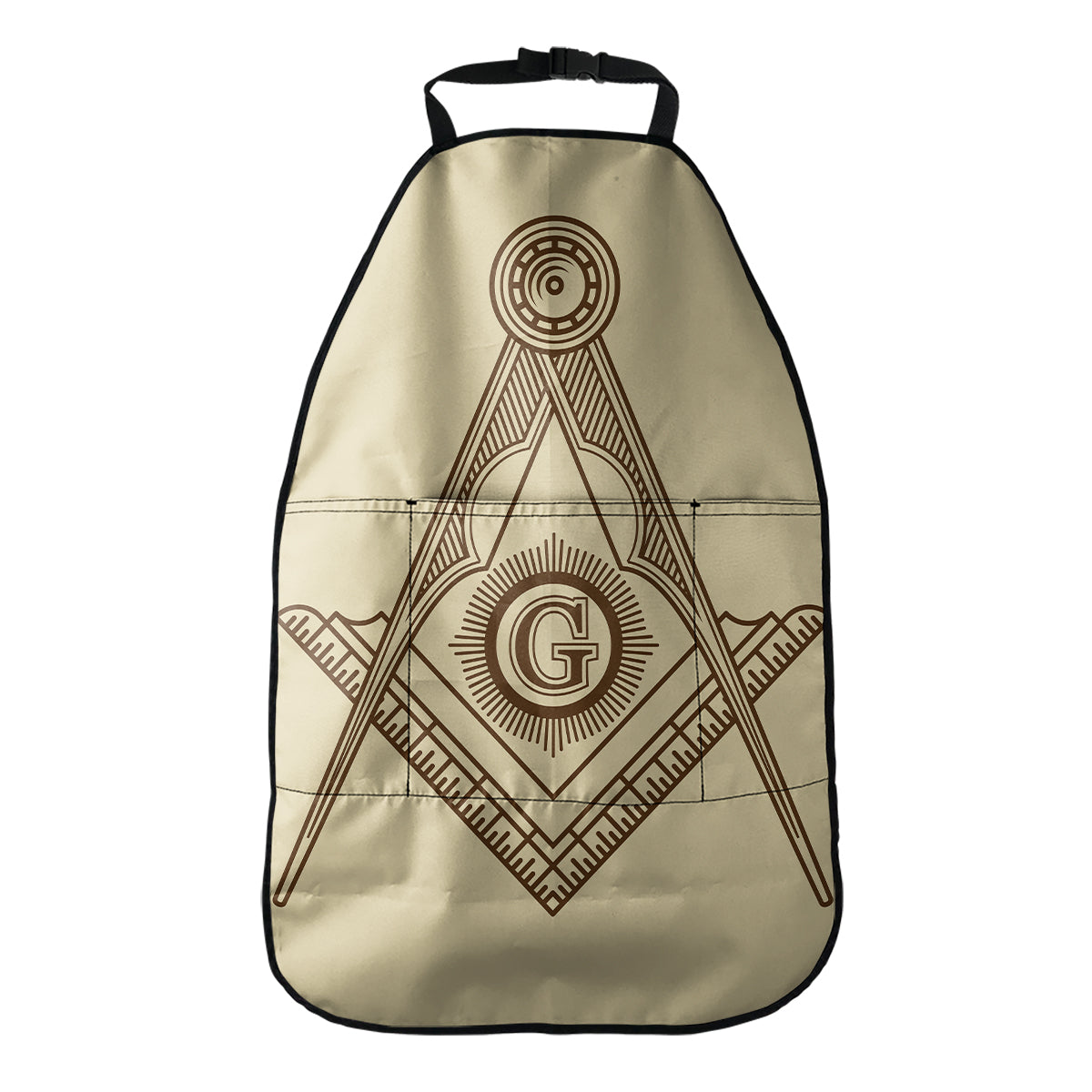 Freemasonry Symbol Print Car Seat Organizers