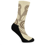 Freemasonry Symbol Print Crew Socks