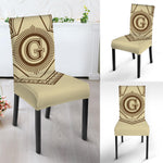 Freemasonry Symbol Print Dining Chair Slipcover