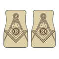 Freemasonry Symbol Print Front Car Floor Mats