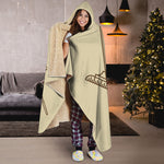 Freemasonry Symbol Print Hooded Blanket