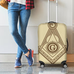 Freemasonry Symbol Print Luggage Cover