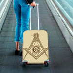 Freemasonry Symbol Print Luggage Cover