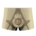 Freemasonry Symbol Print Men's Boxer Briefs