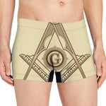 Freemasonry Symbol Print Men's Boxer Briefs