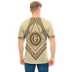 Freemasonry Symbol Print Men's T-Shirt
