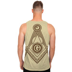 Freemasonry Symbol Print Men's Tank Top