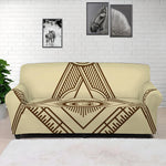 Freemasonry Symbol Print Sofa Cover