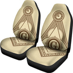 Freemasonry Symbol Print Universal Fit Car Seat Covers