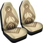 Freemasonry Symbol Print Universal Fit Car Seat Covers
