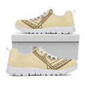 Freemasonry Symbol Print White Running Shoes