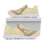 Freemasonry Symbol Print White Sneakers