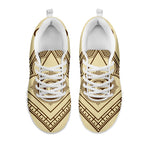 Freemasonry Symbol Print White Sneakers