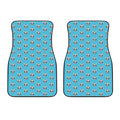 French Bulldog Faces Pattern Print Front Car Floor Mats