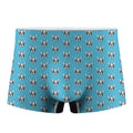 French Bulldog Faces Pattern Print Men's Boxer Briefs