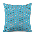 French Bulldog Faces Pattern Print Pillow Cover