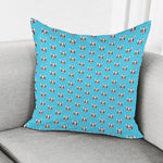 French Bulldog Faces Pattern Print Pillow Cover