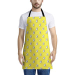 French Bulldog Puppy With Baseball Print Apron