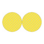 French Bulldog Puppy With Baseball Print Car Coasters