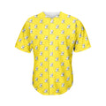 French Bulldog Puppy With Baseball Print Men's Baseball Jersey