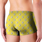 French Bulldog Puppy With Baseball Print Men's Boxer Briefs