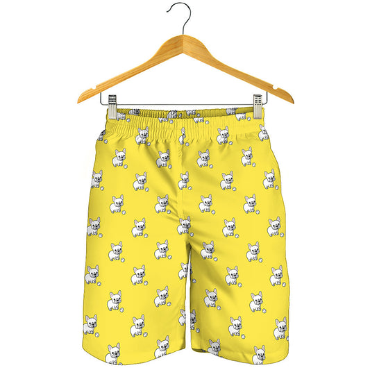 French Bulldog Puppy With Baseball Print Men's Shorts
