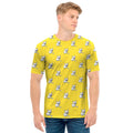 French Bulldog Puppy With Baseball Print Men's T-Shirt