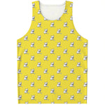 French Bulldog Puppy With Baseball Print Men's Tank Top