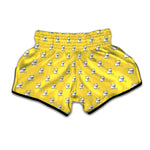 French Bulldog Puppy With Baseball Print Muay Thai Boxing Shorts