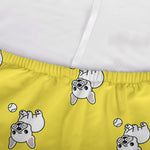 French Bulldog Puppy With Baseball Print Sofa Cover