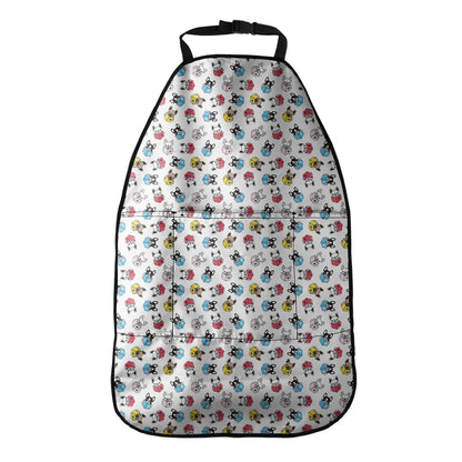 French Bulldog Reading Book Print Car Seat Organizers