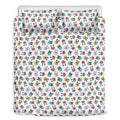 French Bulldog Reading Book Print Duvet Cover Bedding Set