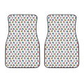 French Bulldog Reading Book Print Front Car Floor Mats