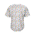 French Bulldog Reading Book Print Men's Baseball Jersey