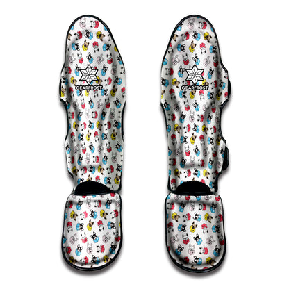 French Bulldog Reading Book Print Muay Thai Shin Guard