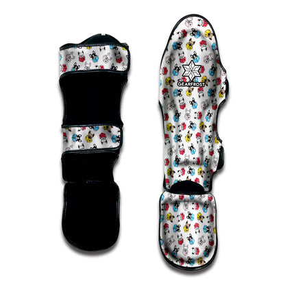 French Bulldog Reading Book Print Muay Thai Shin Guard