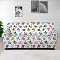 French Bulldog Reading Book Print Sofa Cover